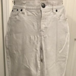 J. Crew Off White Denim Stretch Jeans